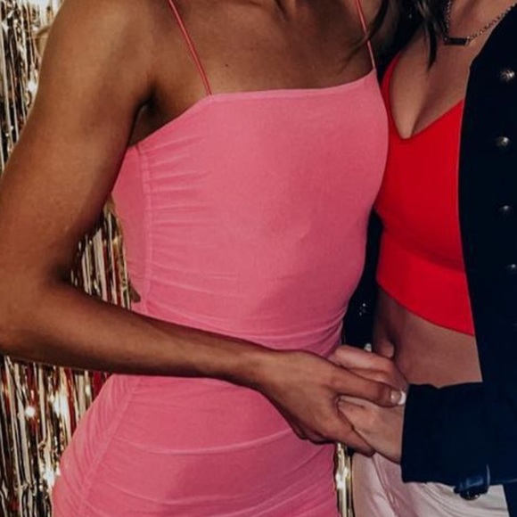 Princess Polly pink bodycon dress - Picture 3 of 3